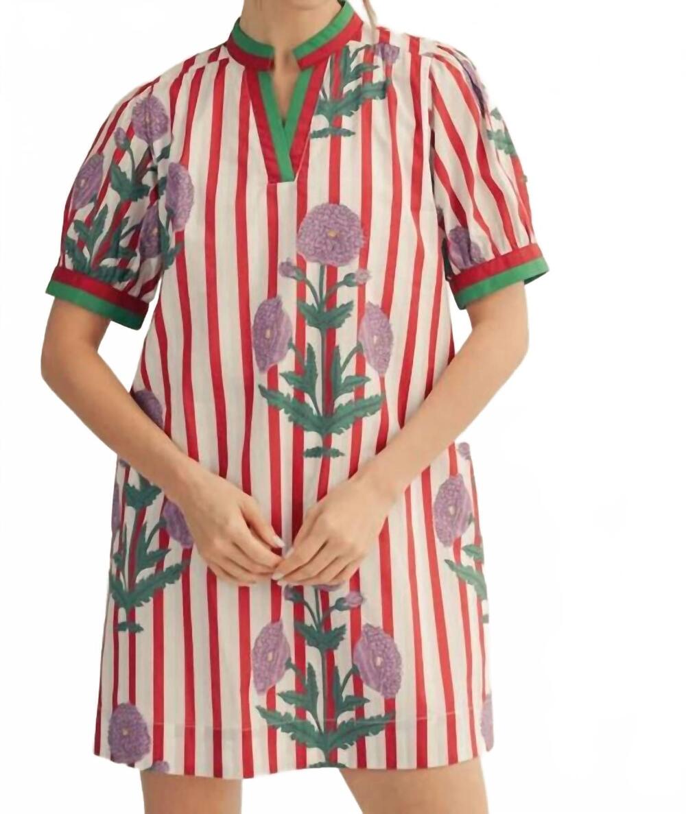 NEW JODIFL women's blooms dress in red